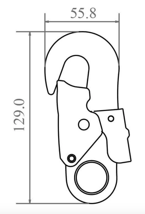 Steel Double Action Snap Hook