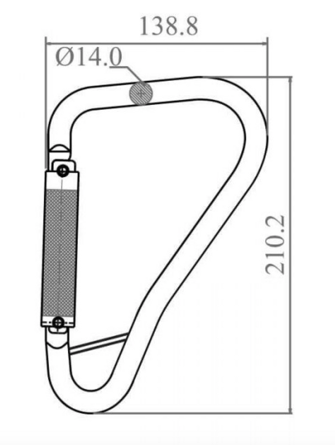 Alloy Steel Quarter Turn Tower Hook