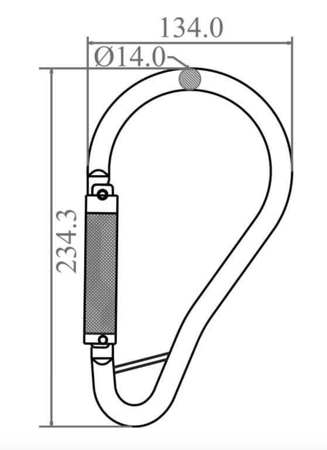 Alloy Steel Quarter Turn Tower Hook with Captive Pin