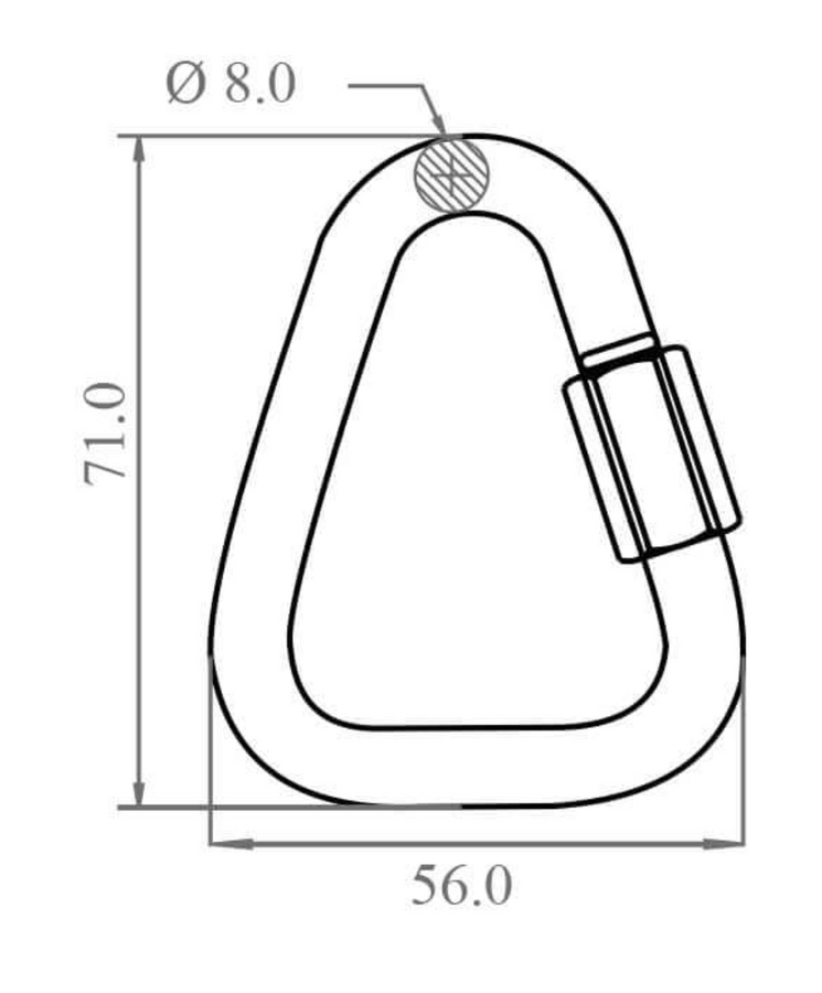 Alloy Steel Delta Quick Link