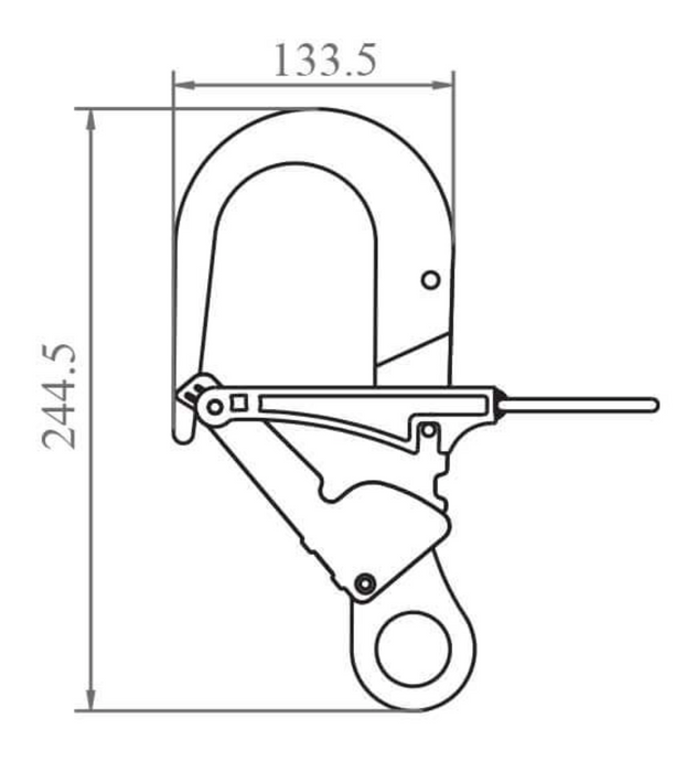 Aluminium Anchorage Hook