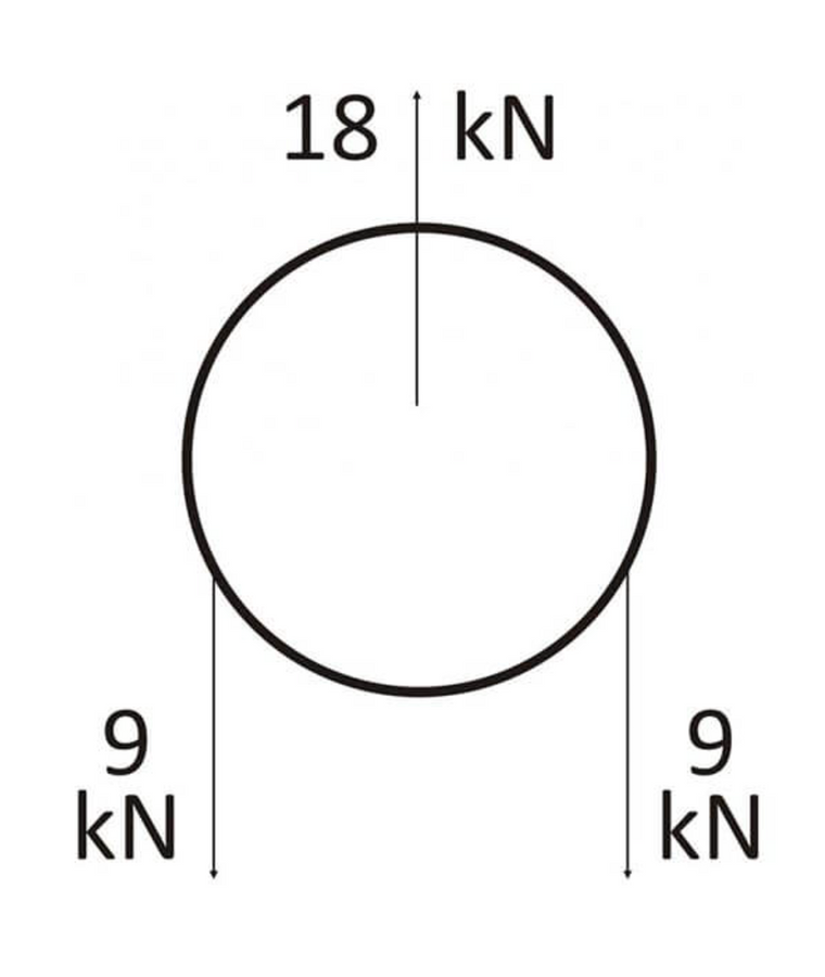 Kratos - Single Aluminium Pulley - 18kN - For 9-12mm DIA Rope