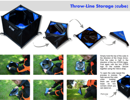 STEIN Folding Cube for Throwline Storage *