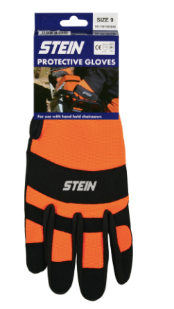 STEIN Chainsaw Gloves, Velcro Cuff - Left Hand Protection - Assorted Sizes