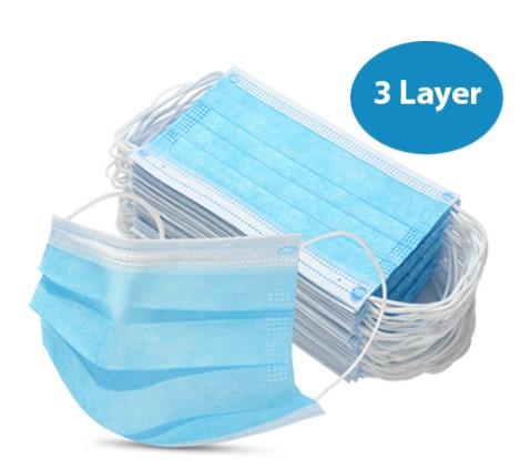 CE Marked 3 Layer Face Masks Ref: 121-1-3