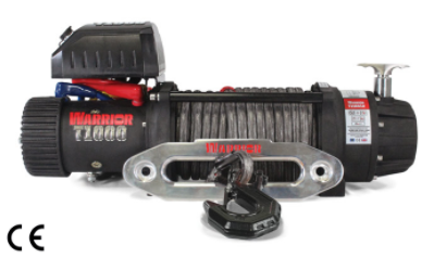 T1000-145 Severe Duty Military Winch - 14,500 lb (6577kgs) 12V & 24V - complete with Armortek Extreme