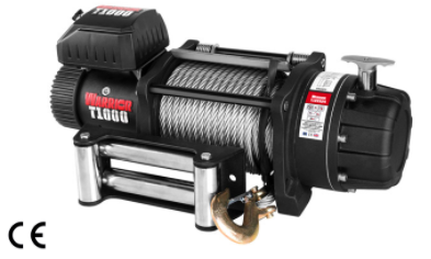 T1000-2200 Severe Duty Military Winch - 22,000 lb (9979kgs)12V & 24V- complete with Steel Rope