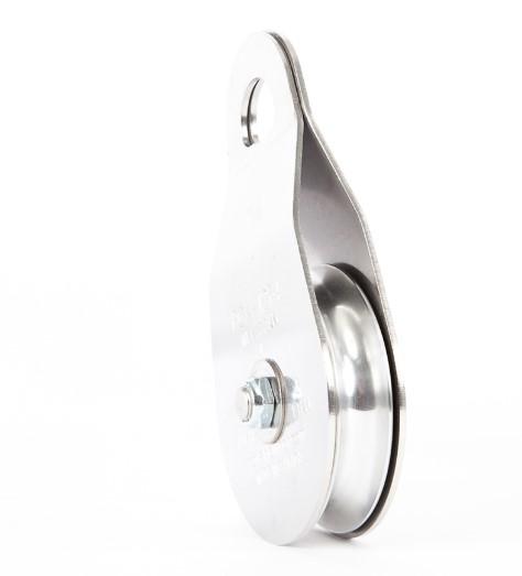 Single Swing Side Pulley Sheave 100mm Diameter (Snatch Block for 12mm Rope)