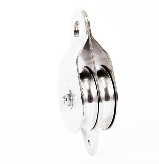 Double Swing Side Pulley Sheave 100mm (Snatch Block for 10mm Rope ...