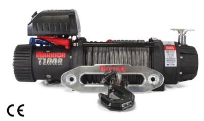 T1000-100 Severe Duty Military Winch - 10,000 lb (4536kgs) 12V- complete with Armortek Extreme