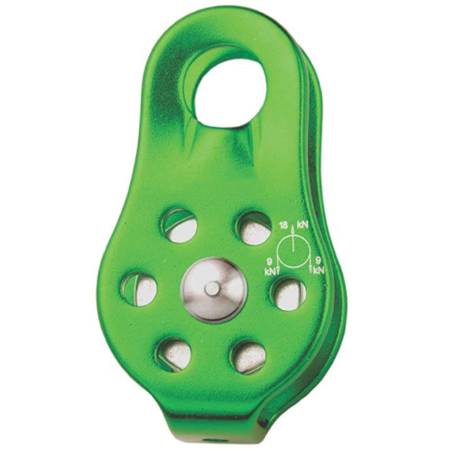 Kratos - Single Aluminium Pulley - 18kN - For 9-12mm DIA Rope