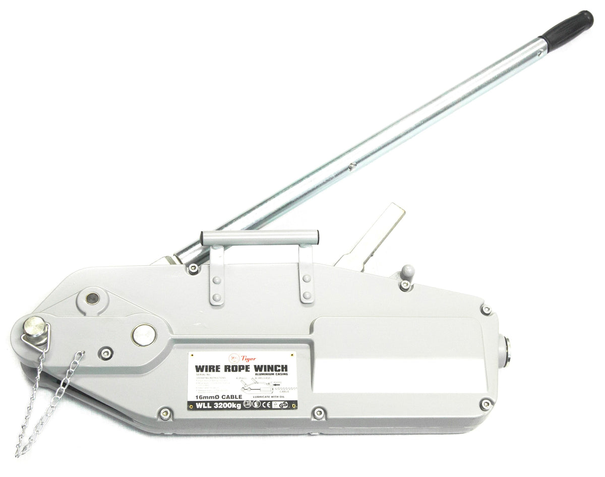 800kg TIGER WIRE ROPE PULLER TYPE TRPA with Aluminium Casing — Winchshop