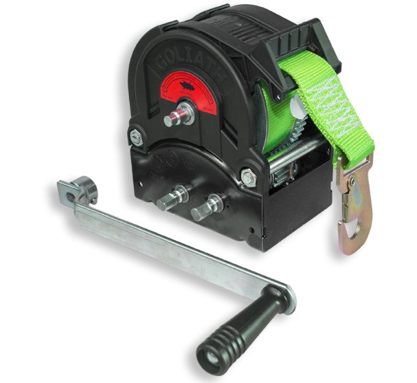 thumbnail image 2 of Seachoice 2-Speed Boat Trailer Winch - 2,000 Lbs Capacity, 25-Foot Strap, Zinc Plated 2 of 2