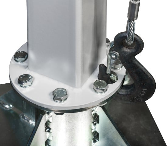 SD125 EV - 125kg Zinc Swivel Hoisting Davit (Built in winch with 9m Cable)